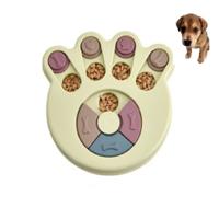 Huisdier speelgoed hond voedsel draaitafel eten puzzel anti-Smashing hond Bowl leveringen stijl: voetafdruk stijl (groen) Huisdier speelgoed hond voedsel draaitafel eten puzzel anti-Smashing hond Bowl leveringen stijl: voetafdruk stijl (groen)