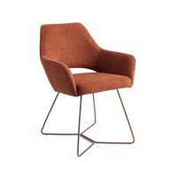 Jesper Home Eetkamerstoel Yanai Beehive Rose Gold