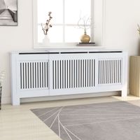 VidaXL Radiatorombouw 205 cm mdf wit VidaXL Radiatorombouw 205 cm mdf wit