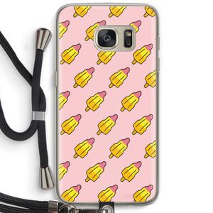 Waterijsjes: Samsung Galaxy S7 Transparant Hoesje met koord