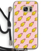 Waterijsjes: Samsung Galaxy S7 Transparant Hoesje met koord