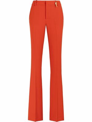 Roberto Cavalli pantalon à coupe évasée - Rouge