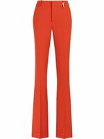 Roberto Cavalli pantalon à coupe évasée - Rouge