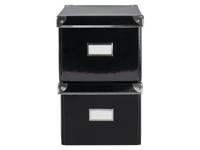 crelando Opbergboxen (dvdx2, Zwart)