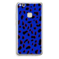 Blue Leopard: Huawei Ascend P10 Lite Transparant Hoesje