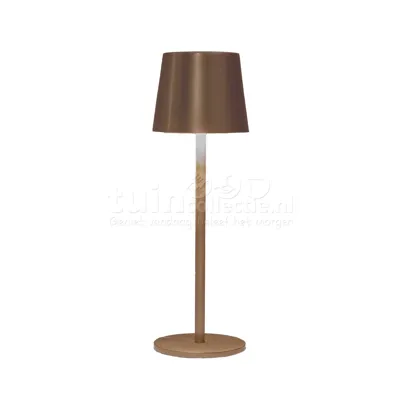 Draadloze Tafellamp Brons 27,5cm