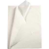 Creativ Company Tissuepapier, vel 50x70 cm, 17 gr, wit, 10 vel/ 1 doos