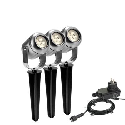 GardenLights PrikspotJard set van 3 richtbaar - 4141603