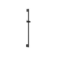 Hotbath Glijstang - 90cm - geïntegreerde waterinlaat - rond - PVD - Gepolijst Zwart M305PBP