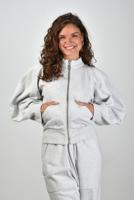 Sea Me Happy trui Cobra Zip grey melange