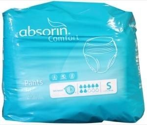 Absorin Comfort pants fit maat S tot 90cm (14 st)