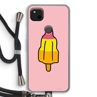 Raketijsje: Pixel 4a Transparant Hoesje met koord