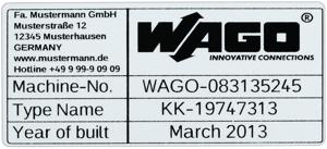 Wago 210-804 accessoire voor klemmenblokken Aansluitingsblok markers