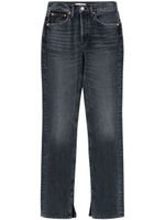 RE/DONE 70S high-rise bootcut jeans - Noir - thumbnail