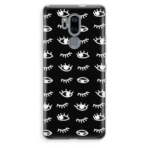 Eye pattern #3: LG G7 Thinq Transparant Hoesje