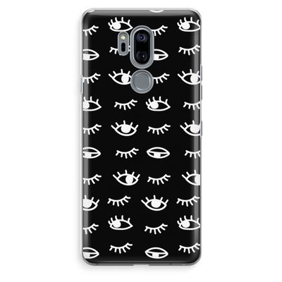 Eye pattern #3: LG G7 Thinq Transparant Hoesje