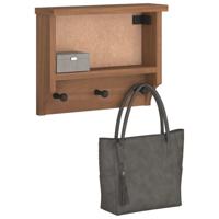 Wandkapstok SANDNES 45x12x35 cm massief grenenhout