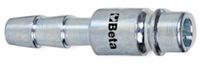 Beta snelkoppeling 1916R staal conisch 6 mm zilver - thumbnail