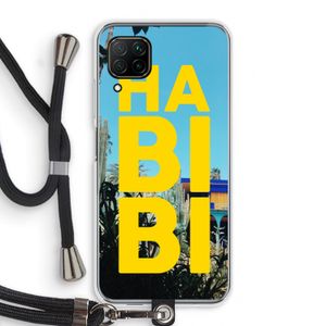 Habibi Majorelle : Huawei P40 Lite Transparant Hoesje met koord