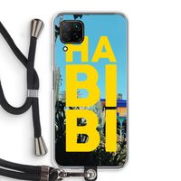Habibi Majorelle : Huawei P40 Lite Transparant Hoesje met koord Habibi Majorelle : Huawei P40 Lite Transparant Hoesje met koord
