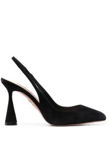 Aquazzura escarpins Amore 100 mm en daim - Noir