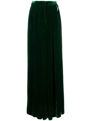 Roberto Cavalli pantalon à coupe ample - Vert