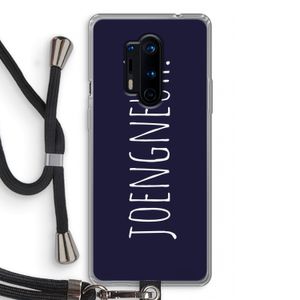 Joengneuh!: OnePlus 8 Pro Transparant Hoesje met koord