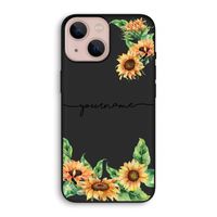 Zonnebloemen: iPhone 13 mini Biologisch afbreekbaar hoesje