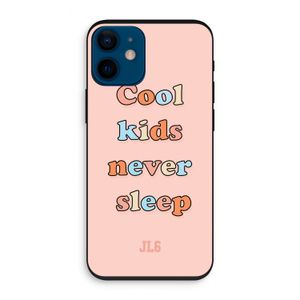 Cool Kids Never Sleep: iPhone 12 mini Biologisch afbreekbaar hoesje