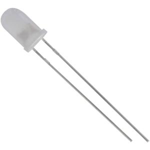 TRU COMPONENTS 1573752 Bedrade LED Wit Rond 5 mm 3500 mcd 50 ° 20 mA 3.1 V