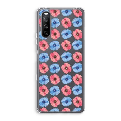 Klaproosjes: Sony Xperia 10 III Transparant Hoesje