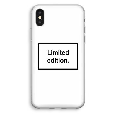 Limited edition: iPhone XS Transparant Hoesje