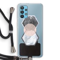 Creatieve toets: Samsung Galaxy A32 4G Transparant Hoesje met koord