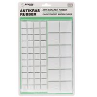 Antikras rubber 56-delig wit - Meubelviltjes - thumbnail