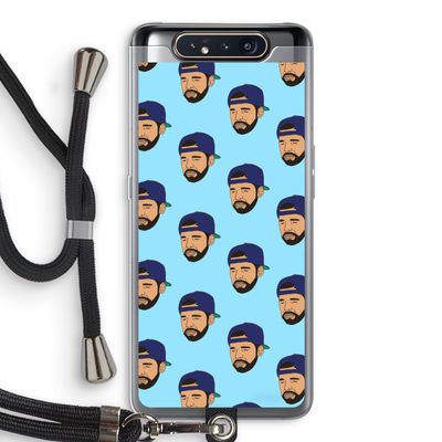 Drake Away: Samsung Galaxy A80 Transparant Hoesje met koord