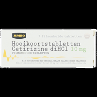 Jumbo Hooikoortstabletten Cetirizine diHCl 10 mg 7 Stuks