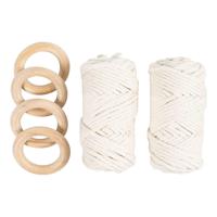 Creativ Company Hobbyset macrame tafeldecoratie off-white