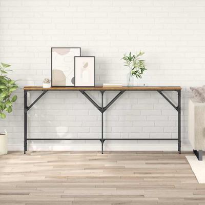 Wandtafel Oud hout 180 x 29 x 75 cm Bewerkt hout