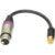 Klotz XLR-FRCAM XLR-naar-RCA adapterkabel 0.2 meter