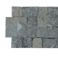 Stabigo Wall Cladding 06 Light Grey steenstrips 20x50 cm grijs mat - thumbnail