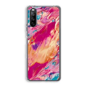 Pastel Echoes: Sony Xperia 10 III Transparant Hoesje