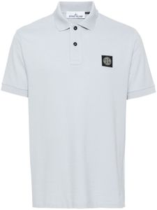 Stone Island polo en coton piqué - Bleu