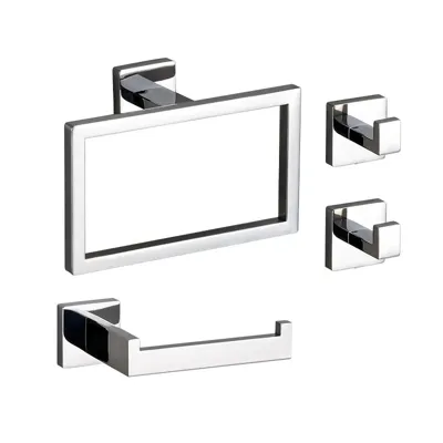 Badkamerkit | RVS | Helder Zilver - Duurzaam & Roestbestendig