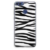 Zebra pattern: Huawei P Smart (2018) Transparant Hoesje