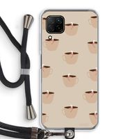 Morning coffee: Huawei P40 Lite Transparant Hoesje met koord