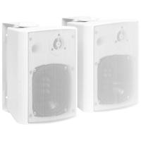 VidaXL Stereoluidsprekers wandgemonteerd 2 st 100 w wit