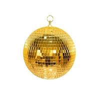 Disco spiegel bal - goud - Dia 20 cm - Versiering
