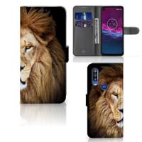 Motorola One Action | Telefoonhoesje | Met pasjeshouder | Leeuw