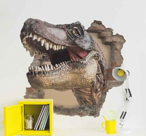 Dino muursticker 3d-dinosauruseffect
