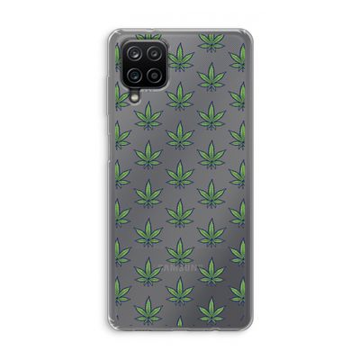 Weed: Samsung Galaxy A12 Transparant Hoesje